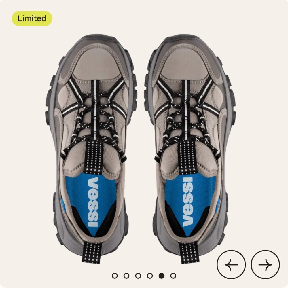 ⭐NEW⭐ Vessi Motu Lowtop Hiking Shoes, Size 6 | Waterproof, Lightweight, BNIB - Picture 3 of 7